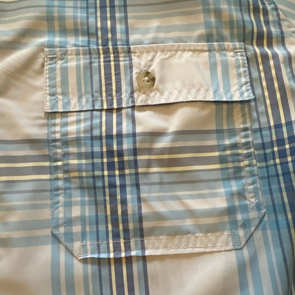 Eddie Bauer Womens Size XL Button Up Shirt Plaid Outdoor Fishing *Alterations* - Picture 7 of 11